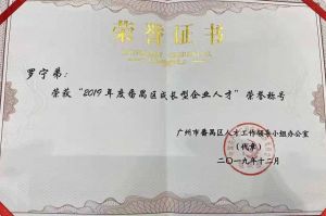 江南（中国）集团CEO罗宁弟荣膺番禺区杰出产业人才奖