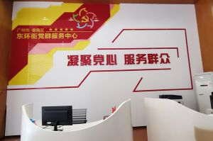 江南（中国）集团党支部书记陈文舒到东环街党群企综合服务中心参访交流